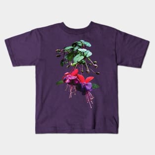 Fuschia - Red and Purple Fuschia Kids T-Shirt